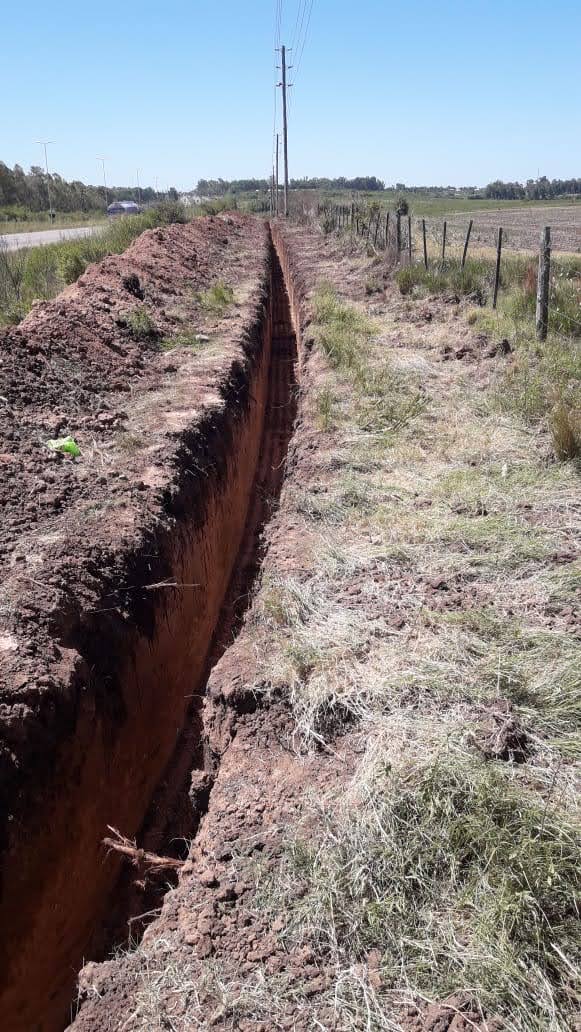 Canalización de fibra óptica